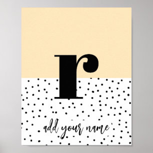 PERSONALIZADO - Poster - Minúsculas ou