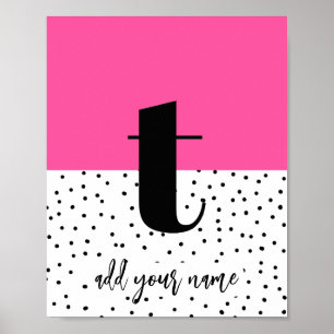 PERSONALIZADO - Poster - Minúsculas t