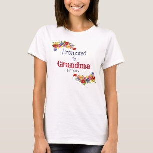 Personalizado Promovido À Camisa Da Vovó