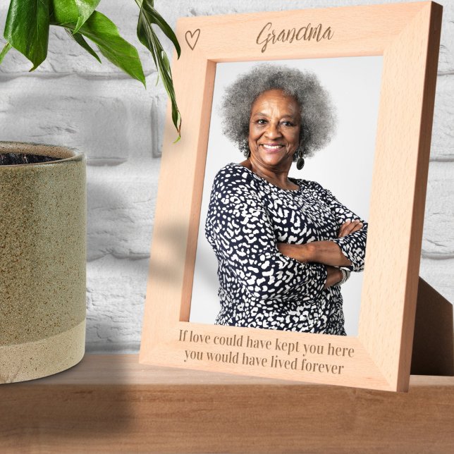 Personalizado Se O Amor Podia Ter-Te Mantido Aqui (Personalized If Love Could Have Kept You Here Etched Frames by Ricaso. Add loved ones name, memorial)