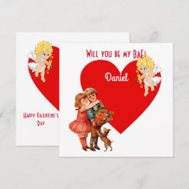 Personalizado Será Meu Cartão De Anjo Cupido Básic