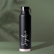 Personalizado Seu Nome Script Black Weding