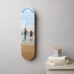 Personalizado seu skate de fotos e texto personali<br><div class="desc">Tabuleiro de Texto e Fotografias Personalizadas - Exclusivo da sua Família/Amigos Personalizados do Design ou Presente de Painéis Pessoais - Adicione a sua Fotografia e Texto / Nome / mais - Redimensionar e mover ou remover e adicionar elementos / imagem com a ferramenta Personalização! Escolha fonte / tamanho / cor!...</div>