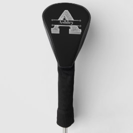 Personalizado Um Monograma Inicial De Prata Seu No