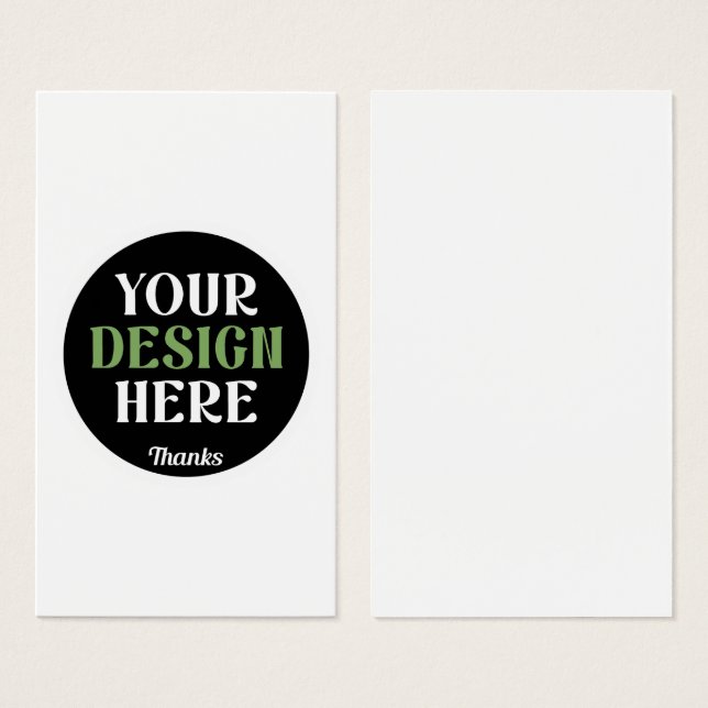 personalizado, único, elegante e minimalista hersh (Frente & Verso)