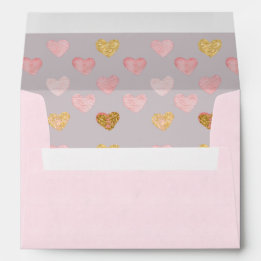 Personalizado Vinculado a Coração de Pastel Rosa