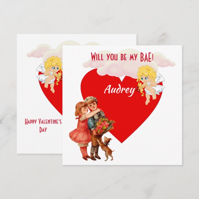 Personalizado Você Será Minha Nuvem De Anjo Cupido (Frente/Verso)