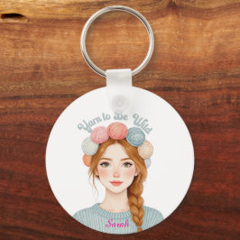 Personalizado | Yarn to Be Wild Porta-chaves 