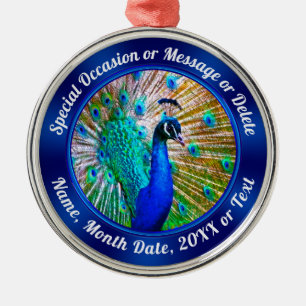 Personalizados, Ornamentos Peacock, Qualquer Ocasi