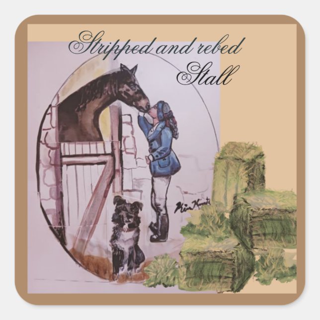 personalizar adesivo para cavalos (Frente)