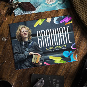 Personalizar anúncio de formatura sofisticado
