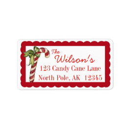 Personalizar as etiquetas de endereço de Natal do