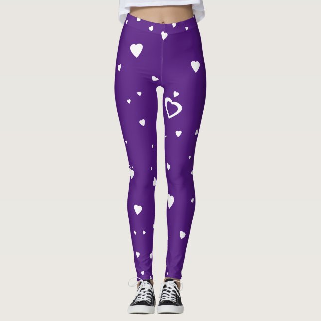 Personalizar as leggings de cores de fundo dos cor (Frente)
