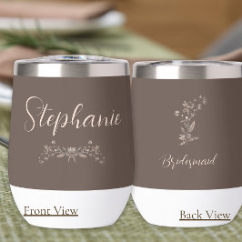 Personalizar Bridesmaid Rustic Elegant