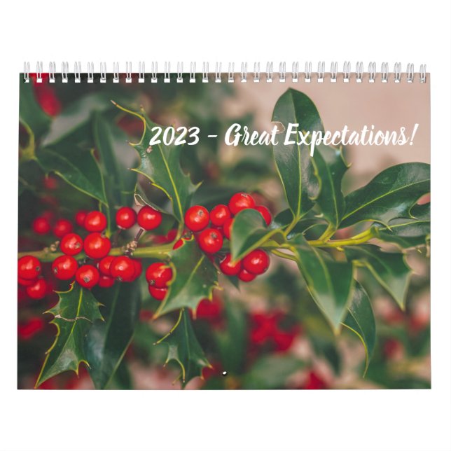Personalizar Calendário de Foto Médio de Duas Pági (Capa)