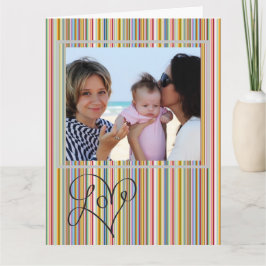 Personalizar Cartão de Saudação - Coração de Fonte