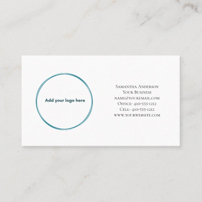 Personalizar Cartão de visita de Mídia Social de L (Frente)