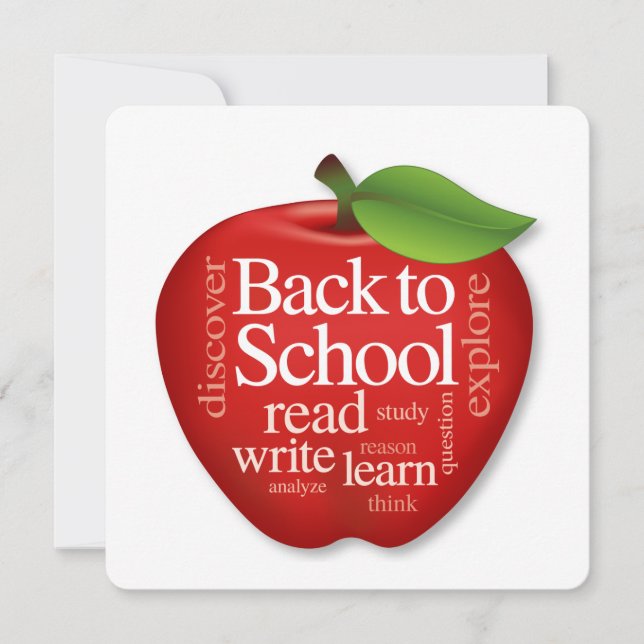 Personalizar Cartão de Volta às Aulas (Frente)