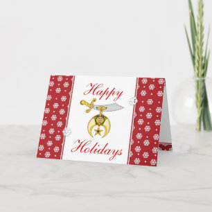 Personalizar Cartões de natal Emblem do Shriner