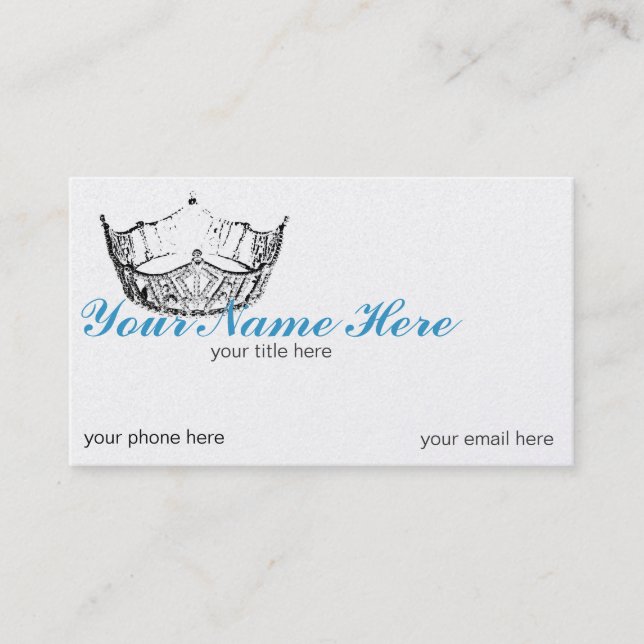 Personalizar Cartões de visitas de Lítio da Coroa  (Frente)