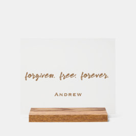 Personalizar citação cristão moderno perdoado