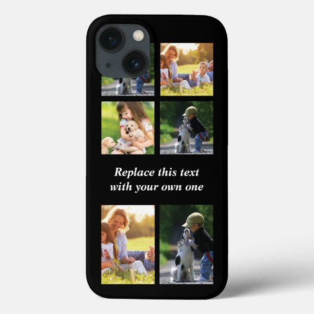 Personalizar colagem de fotos e texto Case-Mate iP (Verso)