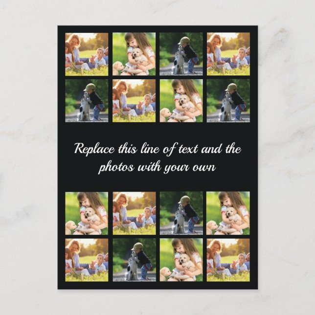 Personalizar coleção de fotos e anúncio de texto p (Frente)