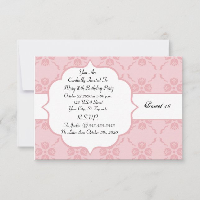 Personalizar Convite de Aniversário (Frente)