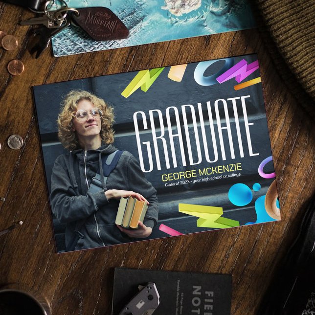 Personalizar convite de formatura sofisticado (Criador carregado)