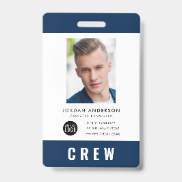 Personalizar cor Adicionar logotipo Foto Crachá PA