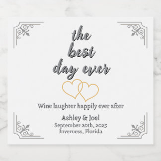 Personalizar Corações de Champanhe do Ensaio de Ca