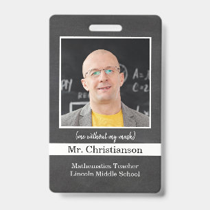 Personalizar Crachá de Identificação de Profess