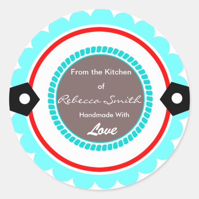 Personalizar da Cozinha do Presente de Adesivos (Frente)