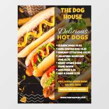 Personalizar Delicioso Hotdogs Restaurante Frente