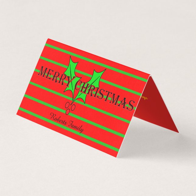 Personalizar Design de Natal de Feriado (Frente)