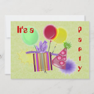 Personalizar Dimensionalmente O Convite de festas