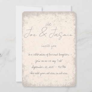 Personalizar em um convite de casamento de filtro 