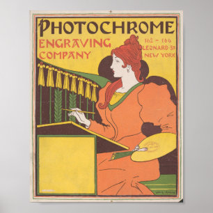 Personalizar empresa fotocromática - Poster vintag