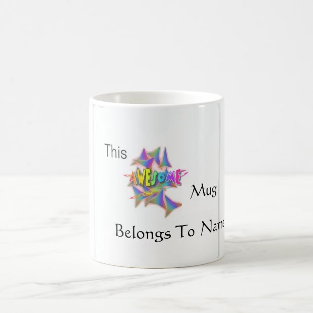 Personalizar Esta Adorável Caneca Pertence A Mug (Centro)