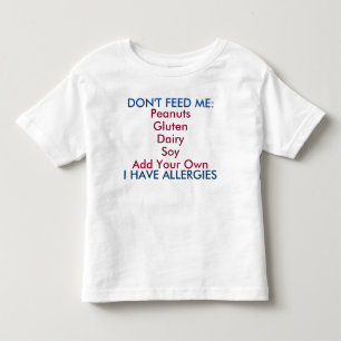 Personalizar esta Camisa de Alergia para Toddlers