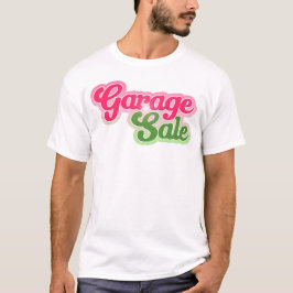 Personalizar este T-Shirt de Venda de Garagem