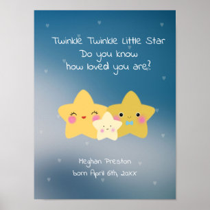 Personalizar Estrela Pequena Grelha POSTER
