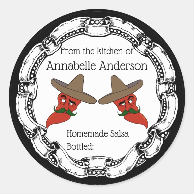 Personalizar Etiqueta Salsa (Frente)