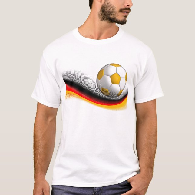 Personalizar eu adoro t-shirts de futebol (Frente)