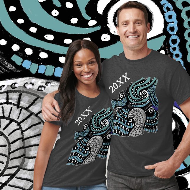 Personalizar Impressão de T-Shirt Gráfico de Abstr (Criador carregado)