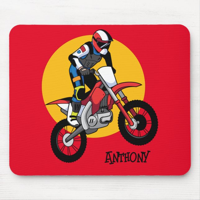 Personalizar Mouse Pad de Gel para Moto de Trilha (Frente)