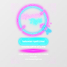 Personalizar Neon Karaoke Noite Grande