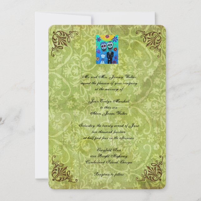 Personalizar Nomes Convite de Casamento DOD (Frente)