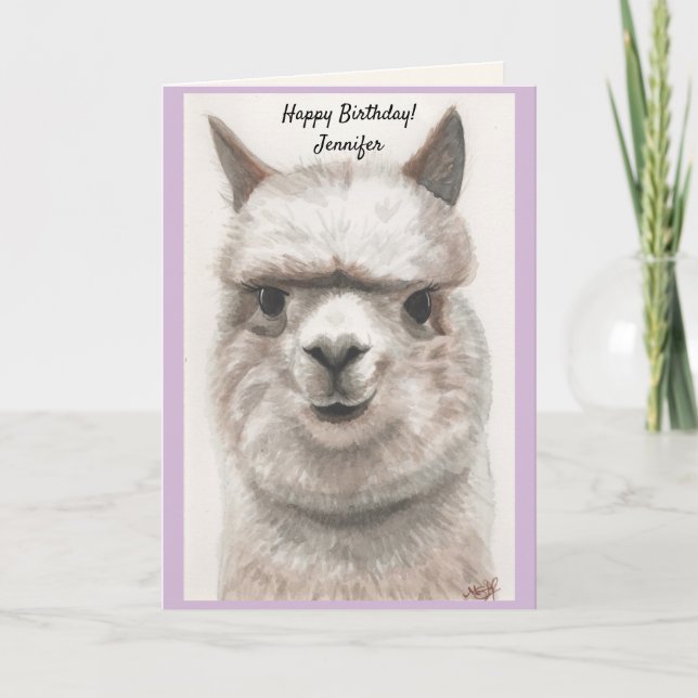 Personalizar NOMES Embalagem de Cartão de Aniversá (Frente)