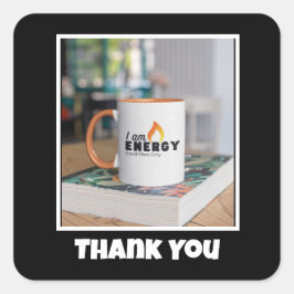 Personalizar o adesivo quadrado de fotos